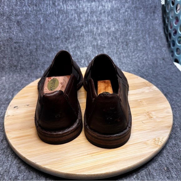 Trask Blaine Venetian Leather Slip On Loafers Shoes Mahogany Brown Mens Sz 9 - Picture 4 of 13